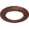 Ekena Millwork Roped Medway Ceiling Medallion (Canopies up to 7 1/2"), 12 1/4"OD x 7 1/2"ID x 7/8"P, Copper Penny CM12MECPS - alternate 2